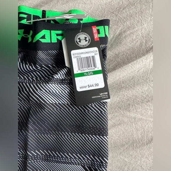 Boys Leggings Under Armour Youth Large - Picture 2 of 3